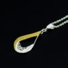 Sailing jewellery medium pendant flat small filigree side 1