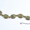 Heirloom Amethyst and Green Bracelet Redesign-original green bracelet