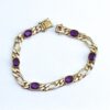 Heirloom amethyst and Green Bracelet Redesign-original amethyst bracelet