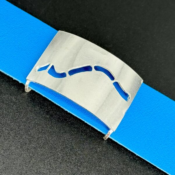 Refraction-Blue bracelet