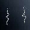 Refraction-open wave earrings